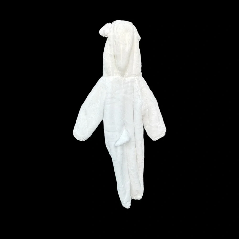 Target Bullseye Kids costume White dog with Target warm hood Circle size 2T - 3T